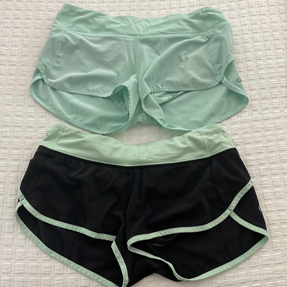 Lululemon speed shorts (original style) Lot of 2